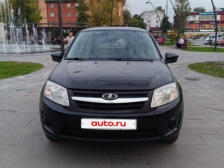 2015 Lada (ВАЗ) Granta I, чёрный, 280000 рублей, вид 3