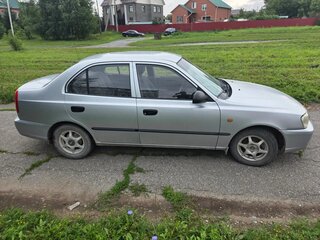 2007 Hyundai Accent ТагАЗ II, серебристый, 300000 рублей, вид 4