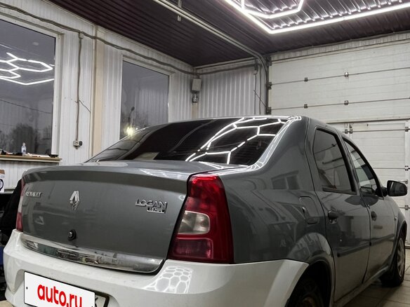 2012 Renault Logan I Рестайлинг, синий, 400000 рублей - вид 2