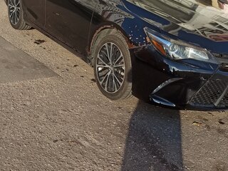 2015 Toyota Camry US Market VII (XV50) Рестайлинг, чёрный, 1380000 рублей, вид 3