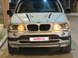 2002 BMW X5 3.0i I (E53), серебристый, 750000 рублей, вид 1