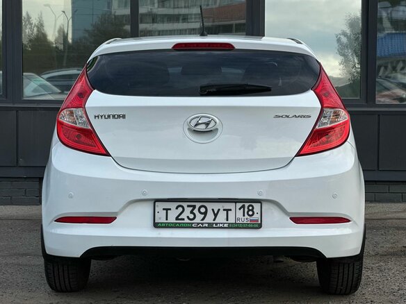 2015 Hyundai Solaris I Рестайлинг, белый - вид 5