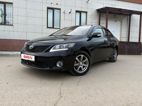 2012 Toyota Corolla X (E140, E150) Рестайлинг, чёрный, 840000 рублей, вид 2