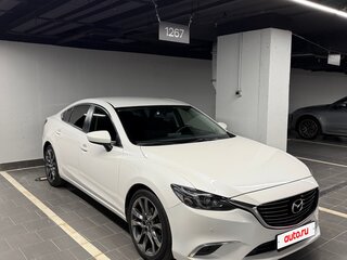 2016 Mazda 6 III (GJ) Рестайлинг, белый, 2100000 рублей, вид 2