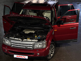 2007 Land Rover Range Rover Sport Supercharged I, красный, 1300000 рублей, вид 3