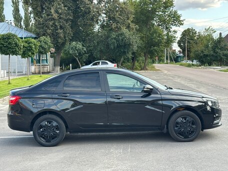 2017 Lada (ВАЗ) Vesta I, чёрный, 850000 рублей, вид 4