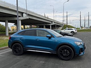 2020 Audi Q3 Sportback 45 TFSI II (F3), синий, 3580000 рублей, вид 5