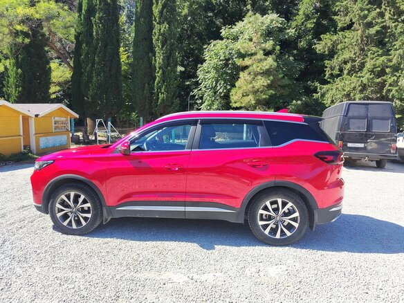 2022 Chery Tiggo 7 Pro I, красный, 1600000 рублей - вид 7