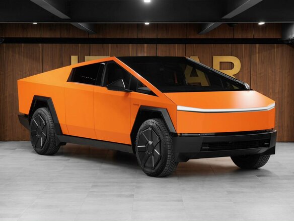 2024 Tesla Cybertruck Cyberbeast, оранжевый, 18500000 рублей - вид 8