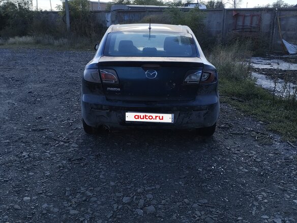 2006 Mazda 3 I (BK) Рестайлинг, синий, 170000 рублей - вид 4