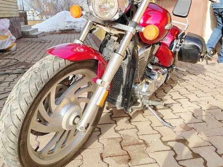 2003 Honda VTX 1300, красный, 515000 рублей, вид 2