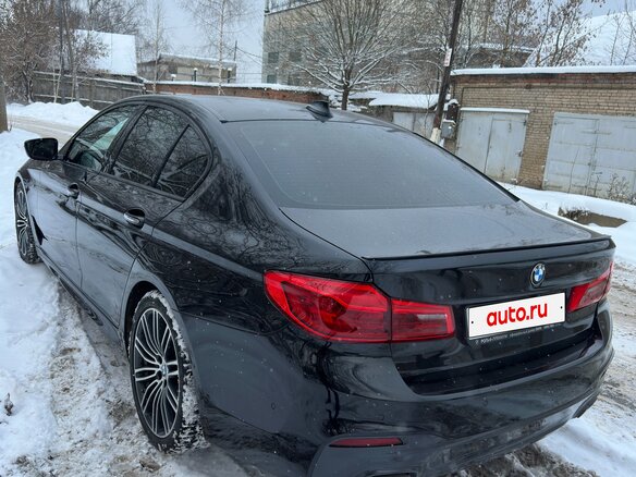 2018 BMW 5 серии 530i xDrive VII (G30/G31/G38), чёрный, 2950000 рублей - вид 4