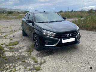 2015 Lada (ВАЗ) Vesta I, чёрный, 640000 рублей, вид 1