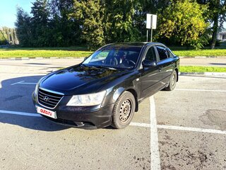 2008 Hyundai Sonata V (NF) Рестайлинг, чёрный, 410000 рублей, вид 2