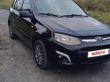 2013 Lada (ВАЗ) Kalina II, чёрный, 399999 рублей, вид 2
