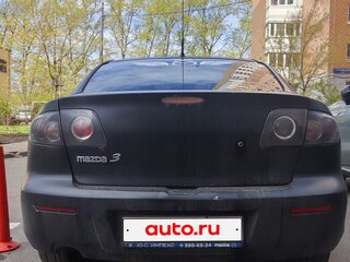 2008 Mazda 3 I (BK) Рестайлинг, чёрный, 333000 рублей, вид 4