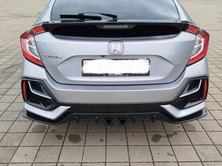 2021 Honda Civic X Рестайлинг, серебристый, 1420000 рублей, вид 5