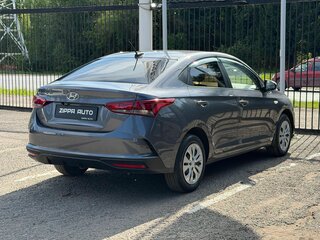 2021 Hyundai Solaris II Рестайлинг, серый, 1439000 рублей, вид 4
