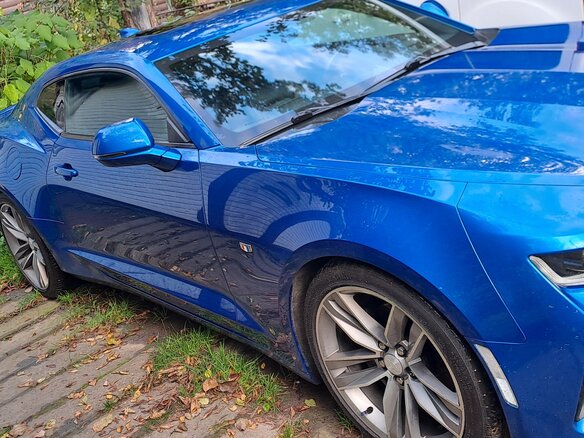 2016 Chevrolet Camaro VI, синий, 2950000 рублей - вид 3