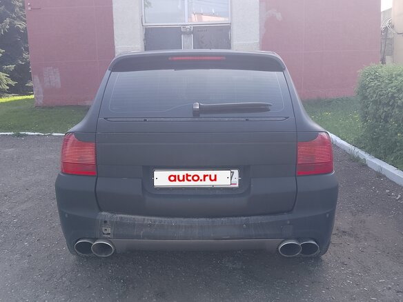 2006 Porsche Cayenne Turbo I (955), чёрный, 550000 рублей - вид 4