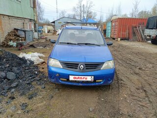2007 Renault Logan I, синий, 139000 рублей, вид 2