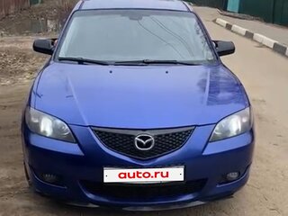 2008 Mazda 3 I (BK) Рестайлинг, синий, 650000 рублей, вид 2