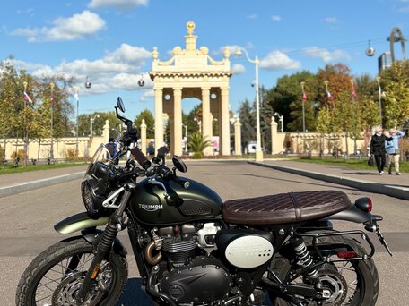 2025 Triumph Scrambler, зелёный, 1280000 рублей, вид 5