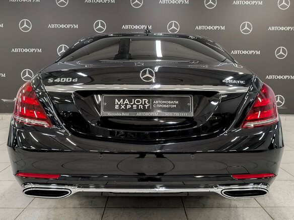 2019 Mercedes-Benz S-Класс 400 d VI (W222, C217) Рестайлинг, чёрный - вид 6