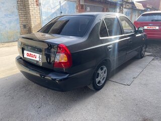 2007 Hyundai Accent ТагАЗ II, чёрный, 500000 рублей, вид 5