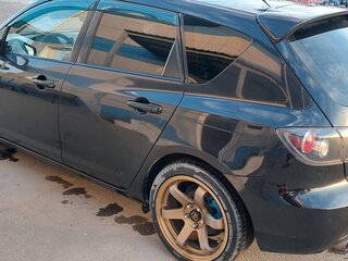 2008 Mazda 3 I (BK) Рестайлинг, чёрный, 530000 рублей, вид 4