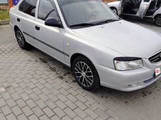 2008 Hyundai Accent ТагАЗ II, серебристый, 530000 рублей, вид 5