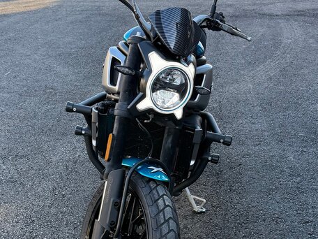 2023 CFMoto 700CL-X Heritage, синий, 650000 рублей, вид 4