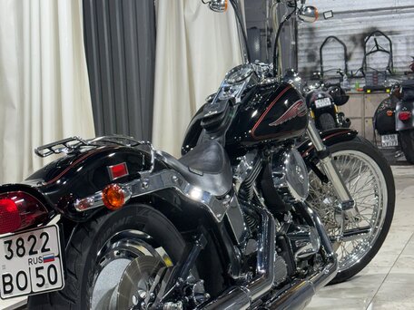 1998 Harley-Davidson Softail Custom, чёрный, 2000000 рублей, вид 2