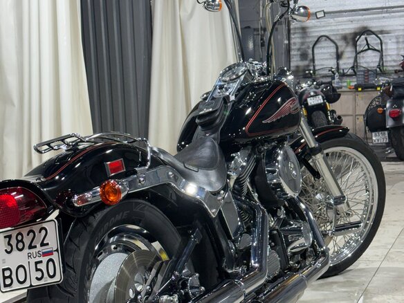 1998 Harley-Davidson Softail Custom, чёрный, 2000000 рублей - вид 1