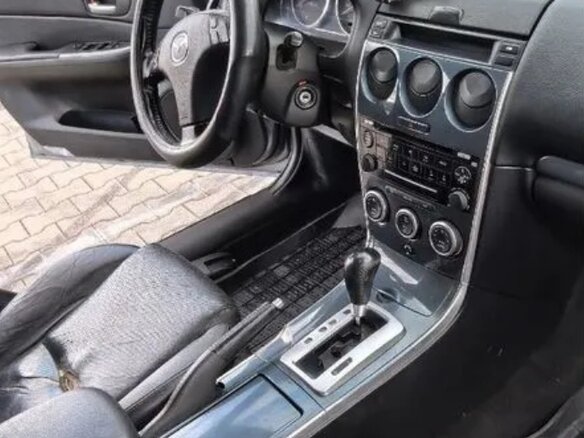 2006 Mazda 6 I (GG) Рестайлинг, серый, 350000 рублей - вид 4