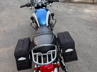 2018 Triumph Bonneville T100, синий, 799000 рублей, вид 3