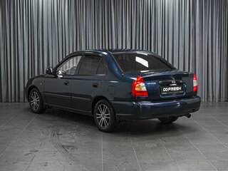 2009 Hyundai Accent ТагАЗ II, синий, 685000 рублей, вид 2