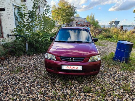 1999 Mazda Demio I (DW), красный, 185000 рублей, вид 2