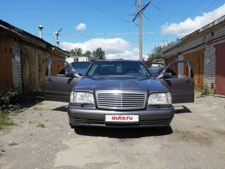 1995 Mercedes-Benz S-Класс 320 Long III (W140) Рестайлинг, фиолетовый, 1500000 рублей, вид 1
