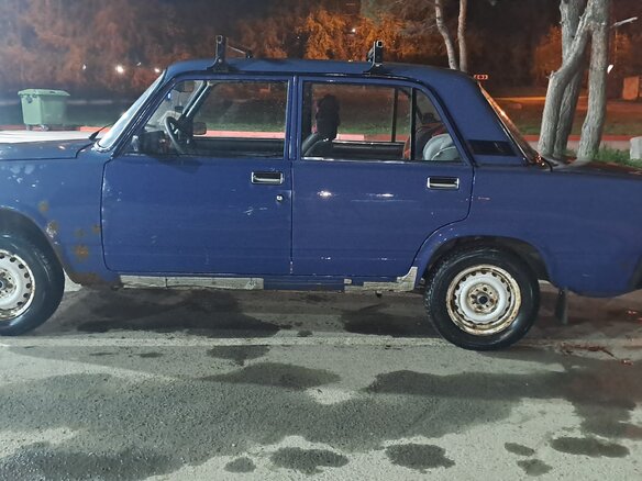 2006 Lada (ВАЗ) 2107, синий, 138000 рублей - вид 5