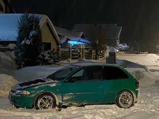 1995 Mitsubishi Colt IV (CA0), зелёный, 150000 рублей, вид 3