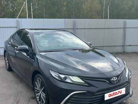 2021 Toyota Camry VIII (XV70) Рестайлинг, чёрный, 3000050 рублей, вид 1