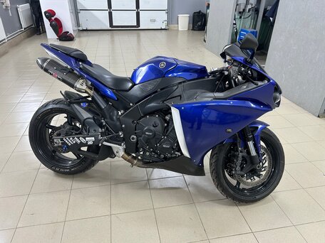 2012 Yamaha YZF-R1, синий, 1150000 рублей, вид 3