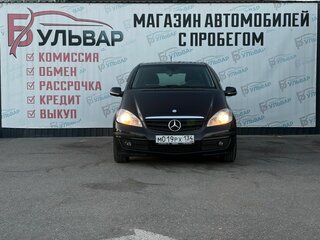 2009 Mercedes-Benz A-Класс 150 II (W169) Рестайлинг, чёрный, 570000 рублей, вид 2