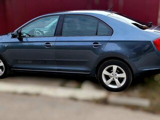 2015 Skoda Rapid I, серый, 1200000 рублей, вид 4