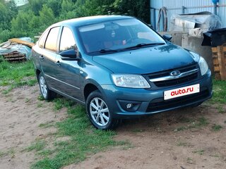 2014 Lada (ВАЗ) Granta I, синий, 385000 рублей, вид 1