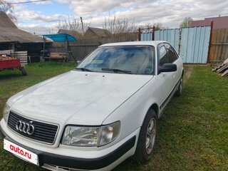 1992 Audi 100 IV (C4), белый, 340000 рублей, вид 2