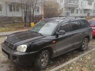 2008 Hyundai Santa Fe Classic Classic, чёрный, 370000 рублей, вид 3
