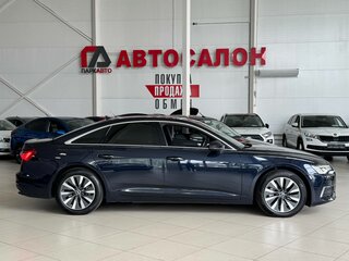 2021 Audi A6 45 TFSI V (C8), синий, 3870000 рублей, вид 4