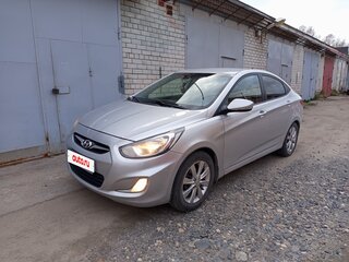 2012 Hyundai Solaris I, серебристый, 515000 рублей, вид 1